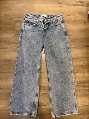 Hollister Light Blue Straight Leg Jeans